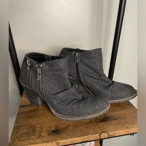 Blowfish Charcoal Grey Booties